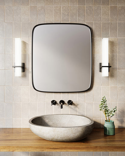 Kuzco Lighting Inc Nepal 18-in LED Wall Sconce Chrome