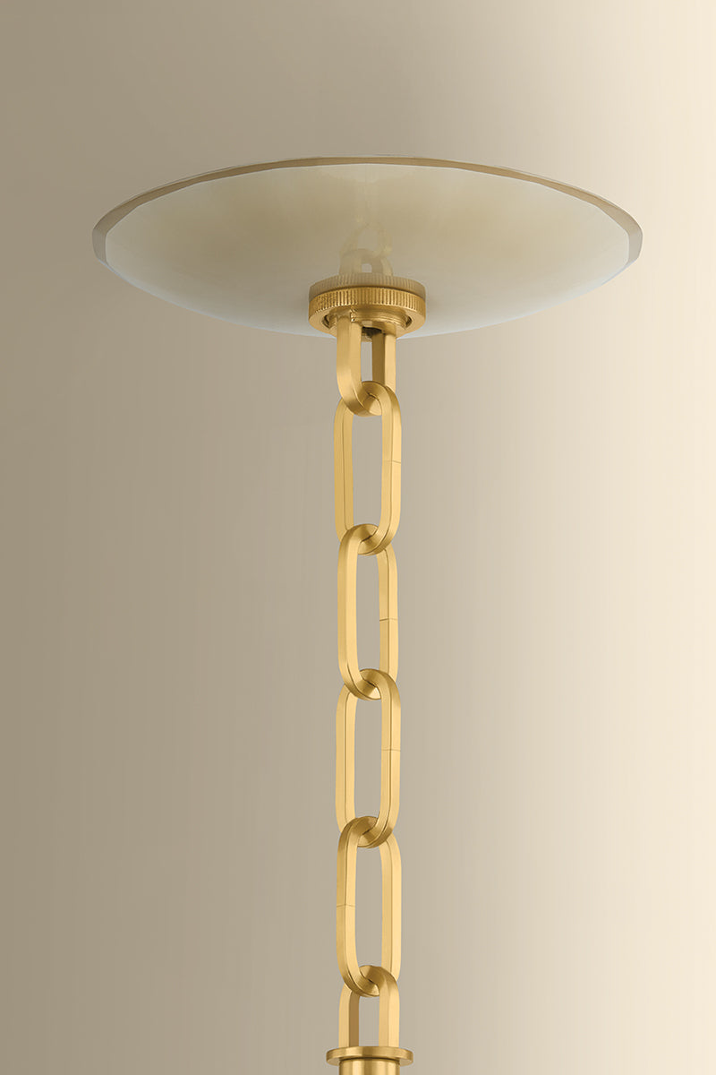 Hudson Valley Nevins 10" Pendant Aged Brass detail view 3