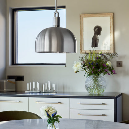 Buster + Punch Forked Pendant, Shade, Medium, Steel