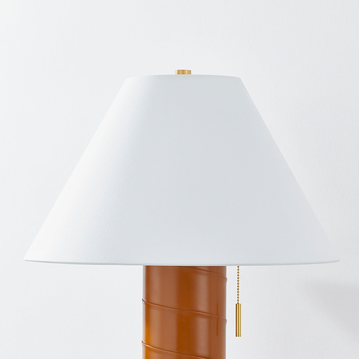 Hudson Valley Norwalk Table Lamp Aged Brass detail view 4