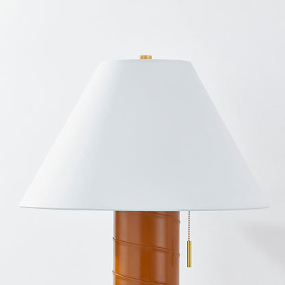 Hudson Valley Norwalk Table Lamp Aged Brass detail view 4