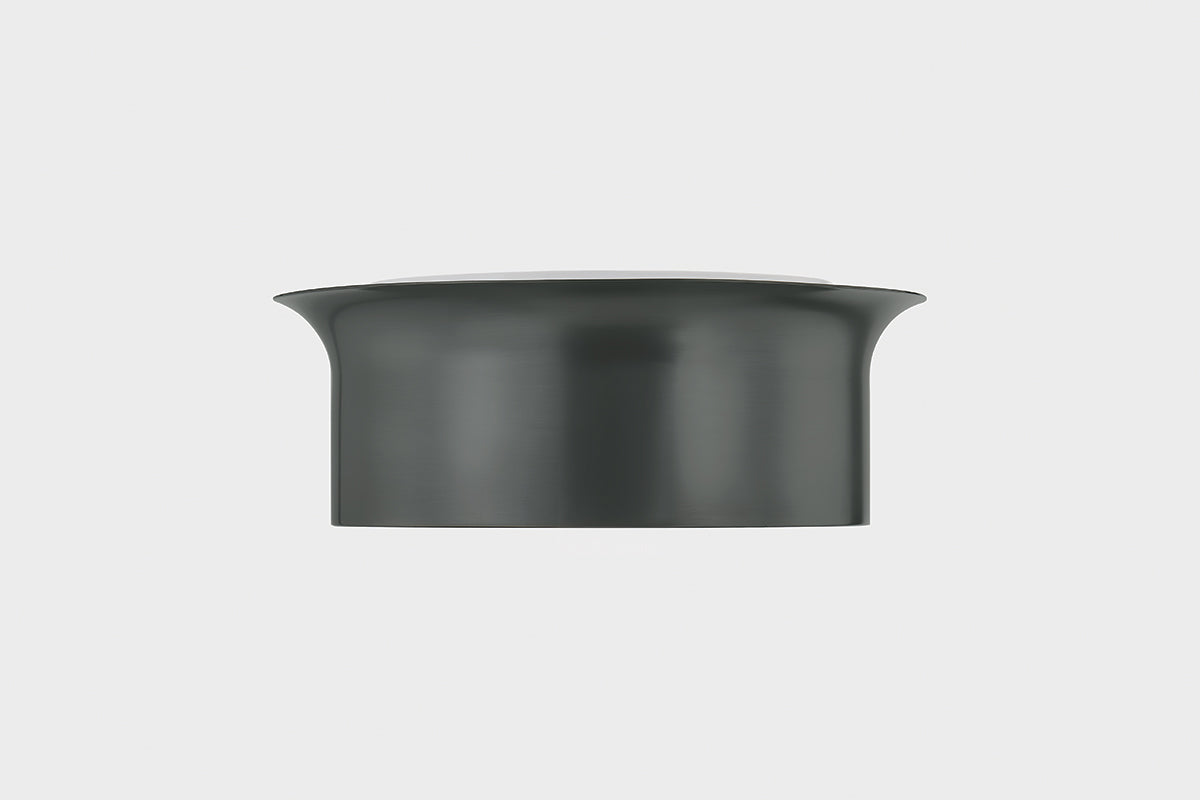 Hudson Valley Noxon 13.75" Flush Mount Distressed Bronze detail view 3