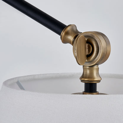 Troy Navin Chandelier Patina Brass / Textured Black Detail 1