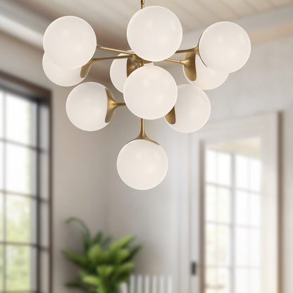 Nouveau 35" 10-Light Chandelier