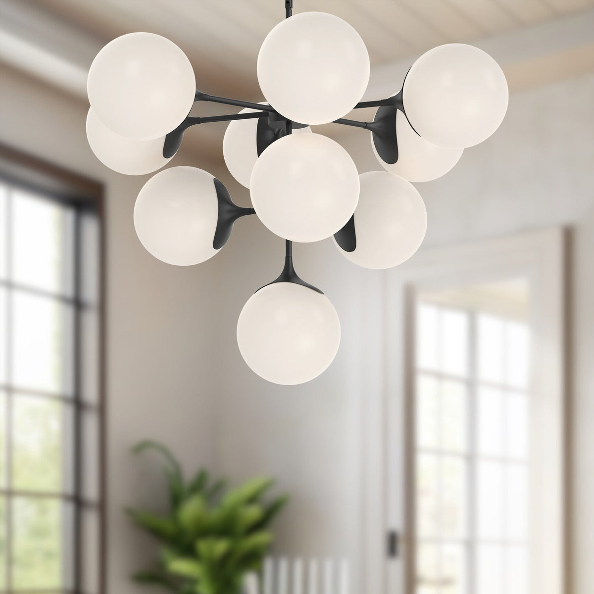 Nouveau 35" 10-Light Chandelier