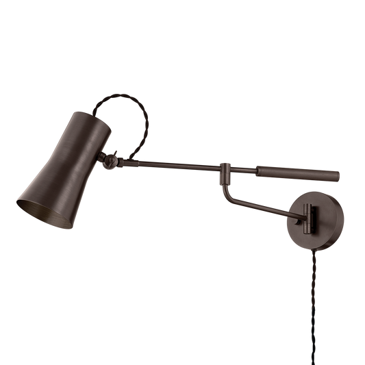 Troy Novel Swing Arm Sconce Bronze