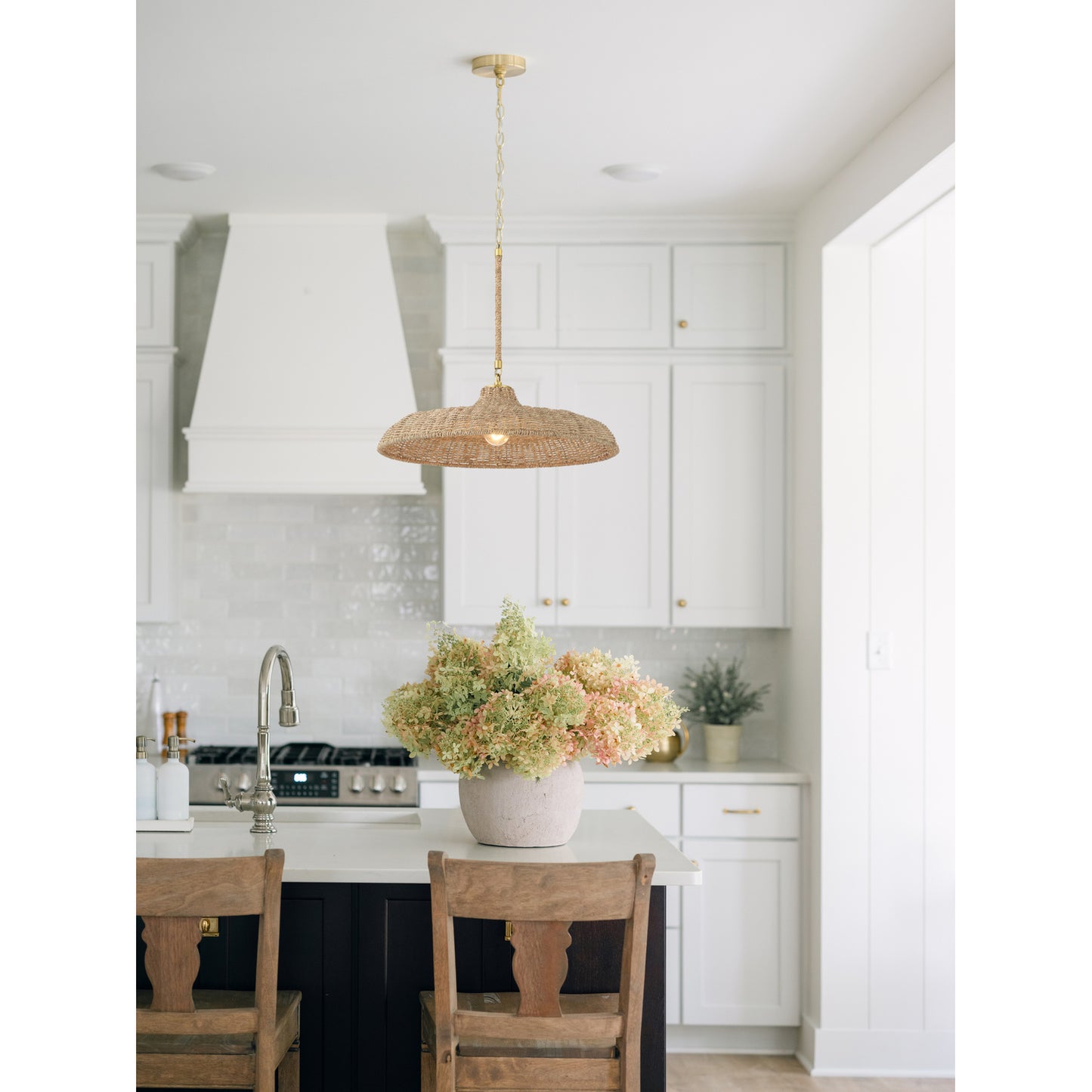 Odessa 1 Light Soft Gold Pendant