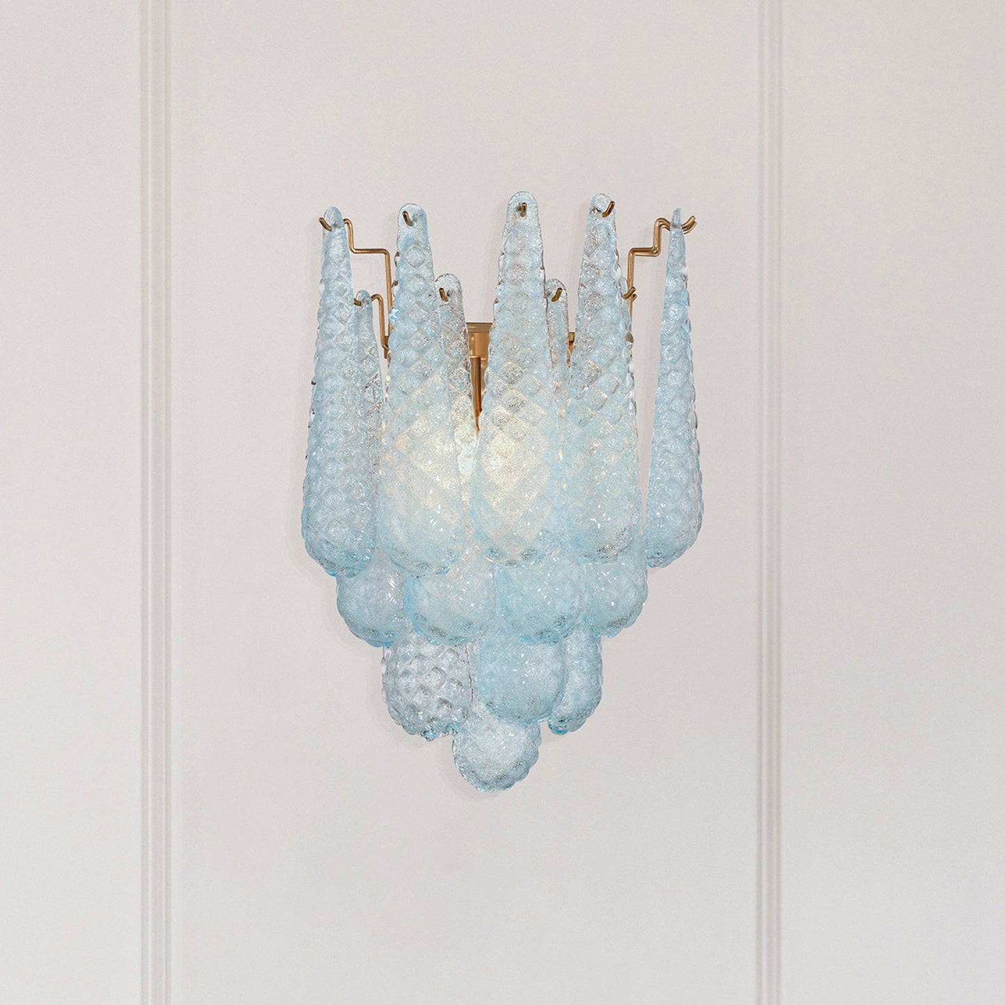 Ollie 2 Light Aged Brass Sconce