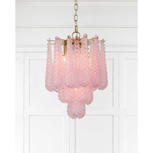 Ollie 4 Light Aged Brass Pendant