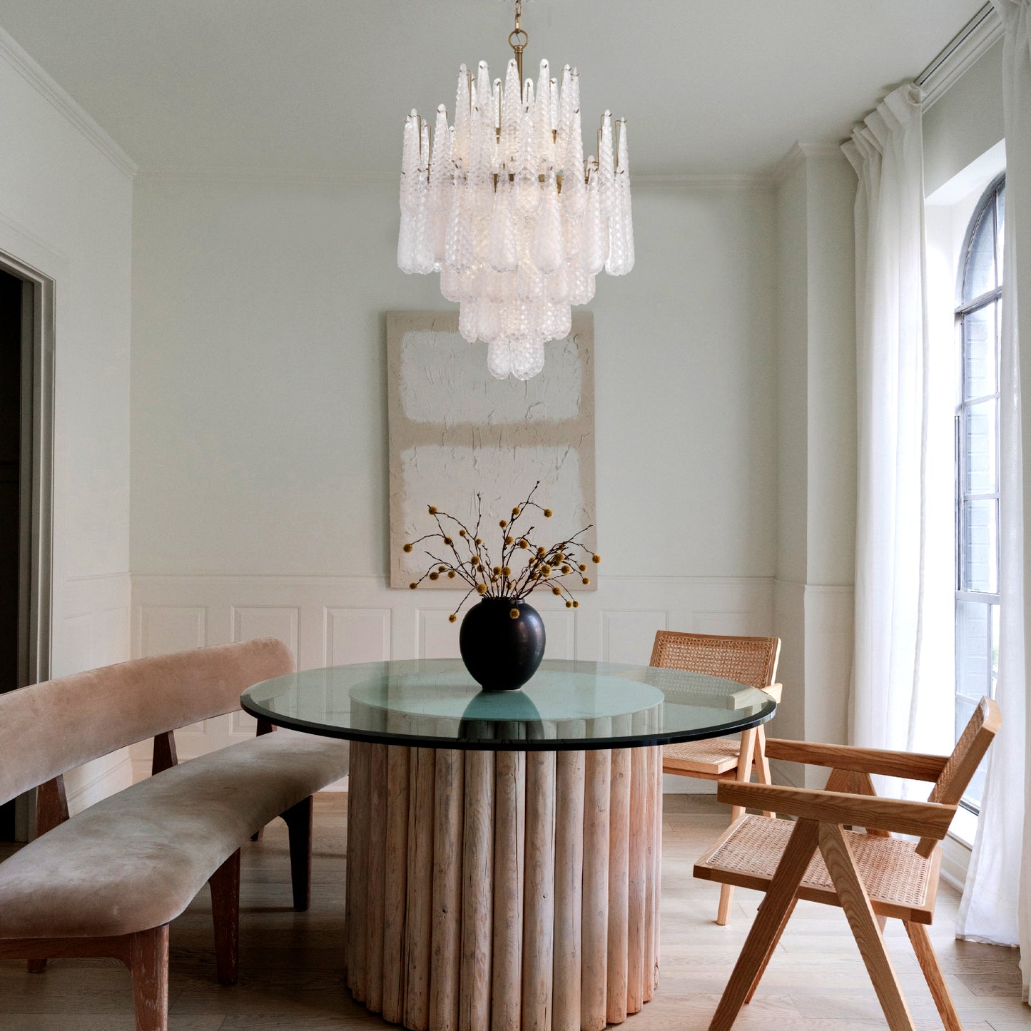 Ollie 16 Light Aged Brass Chandelier