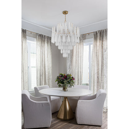 Ollie 21 Light Aged Brass Chandelier