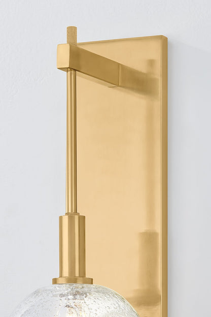 Hudson Valley Onteora Wall Sconce Aged Brass