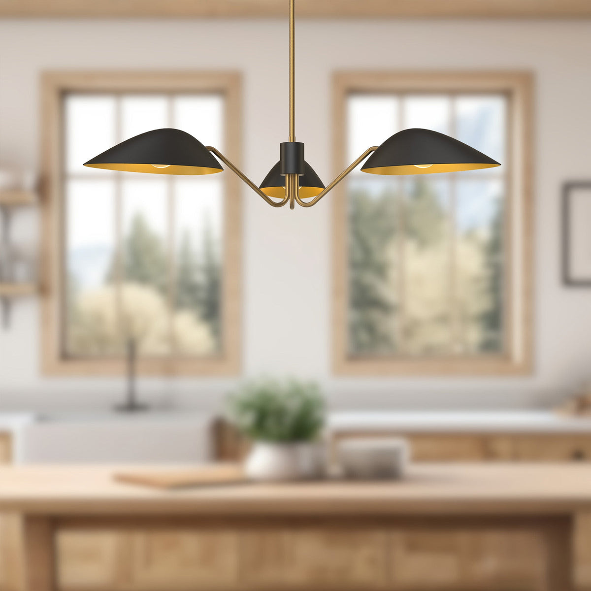 Oscar 36" 3-Light Pendant