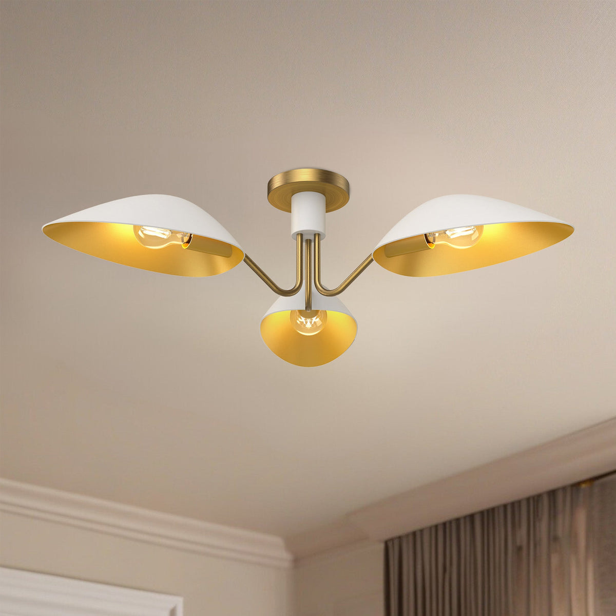 Oscar 32" Semi-Flush Mount
