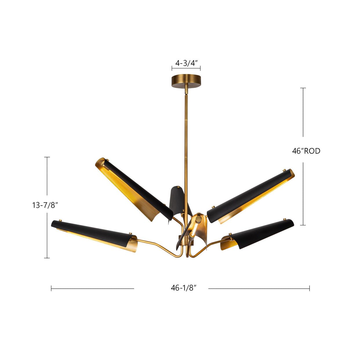 Osorio 46" LED Chandelier