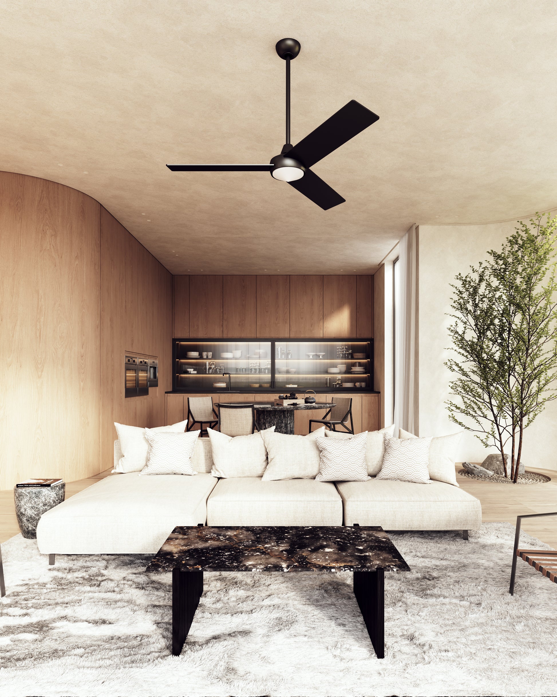 Kuzco Lighting Inc Owens 56-in LED Ceiling Fan 