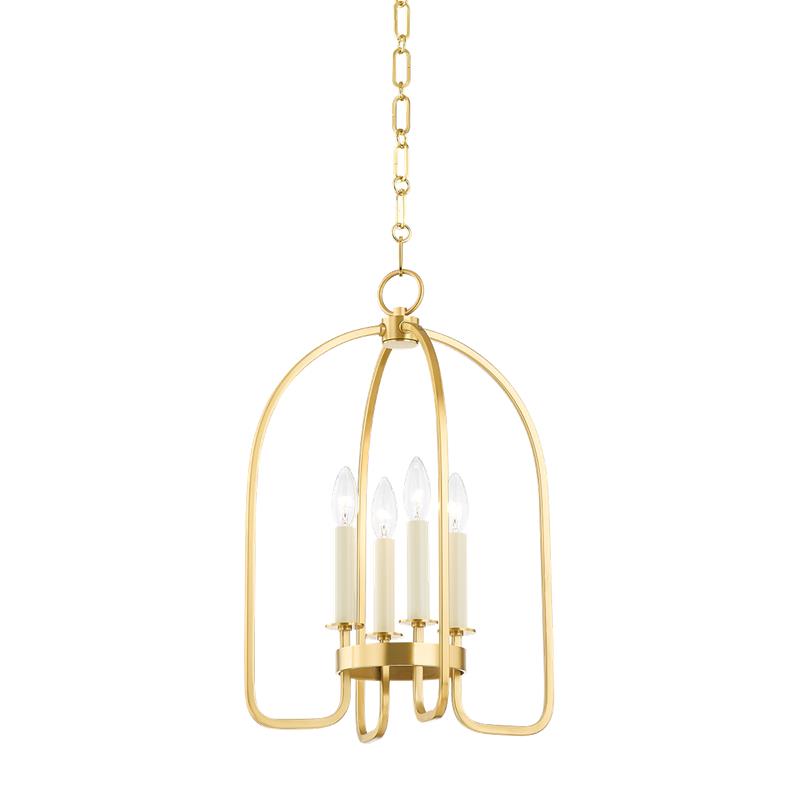 Hudson Valley Oakville Lantern Aged Brass