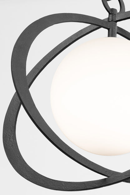 Troy Olancha Pendant Black Iron Detail 1