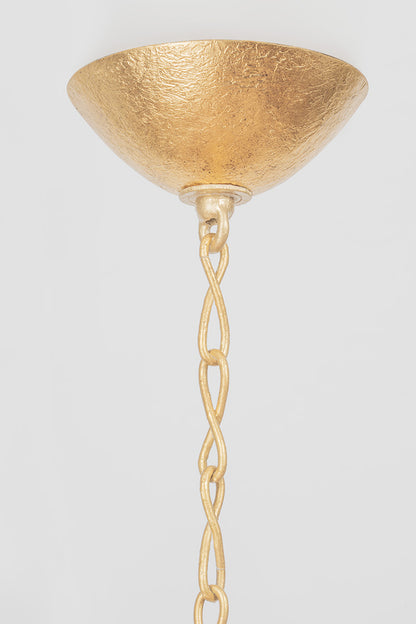 Troy Osmond Chandelier Vintage Gold Leaf Detail 2