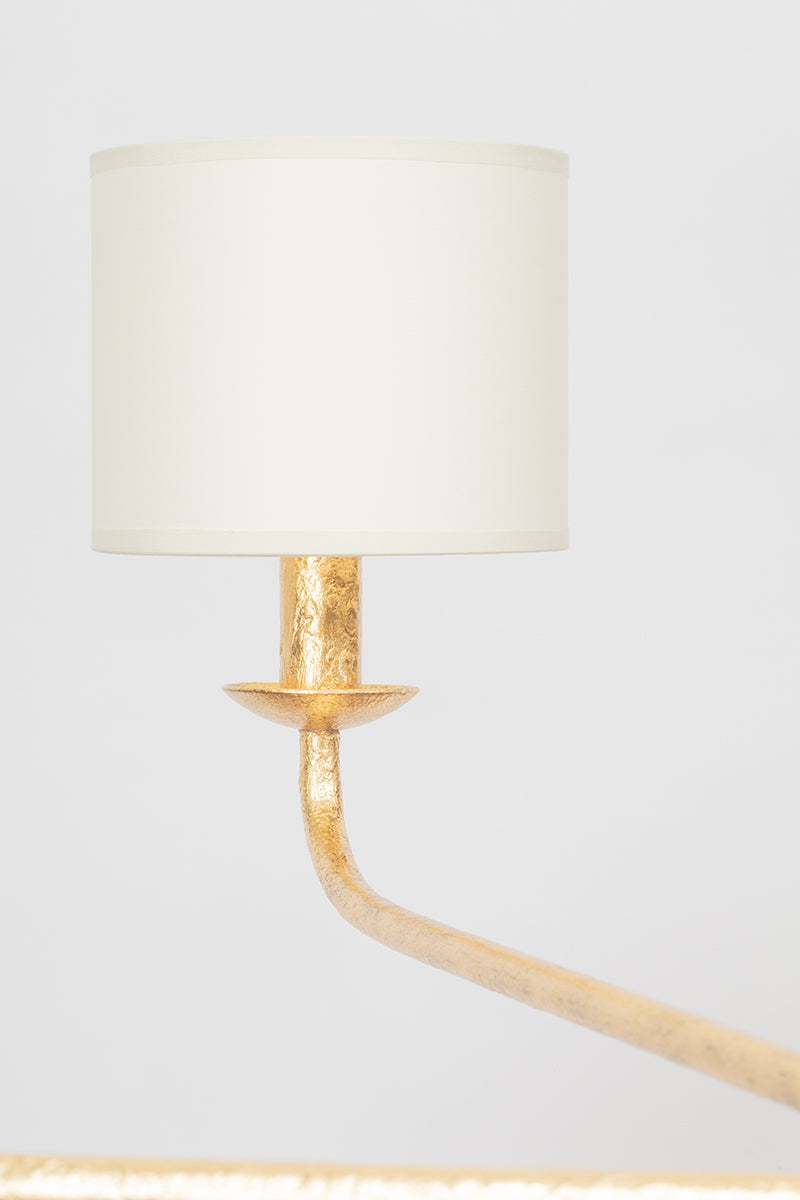 Troy Osmond Chandelier Vintage Gold Leaf Detail 4