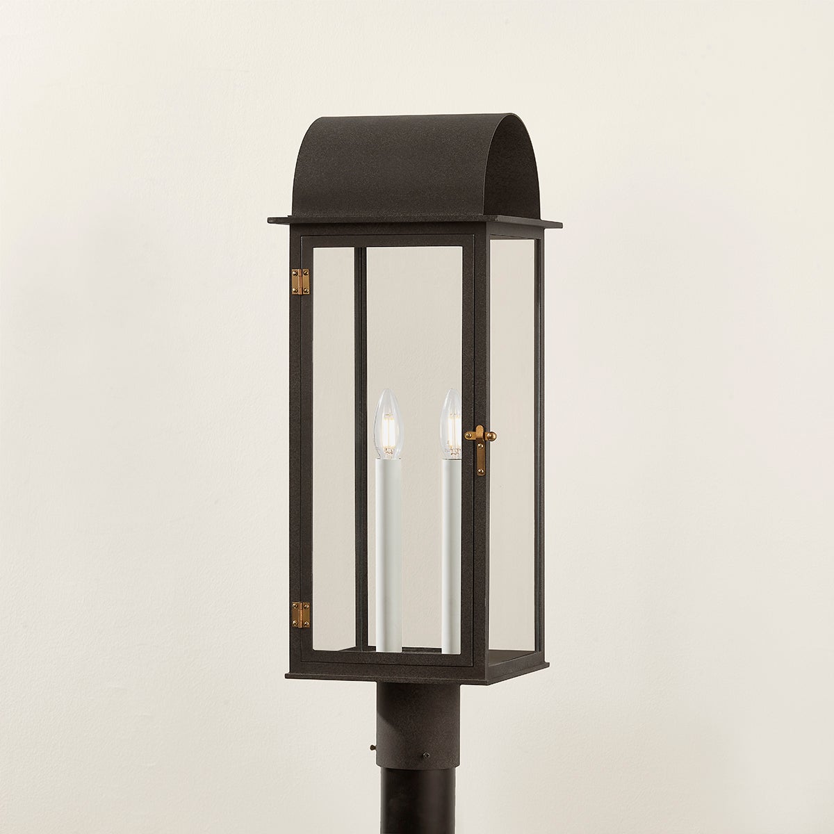 Troy Bohen Post Mount French Iron / Patina Brass Detail 1