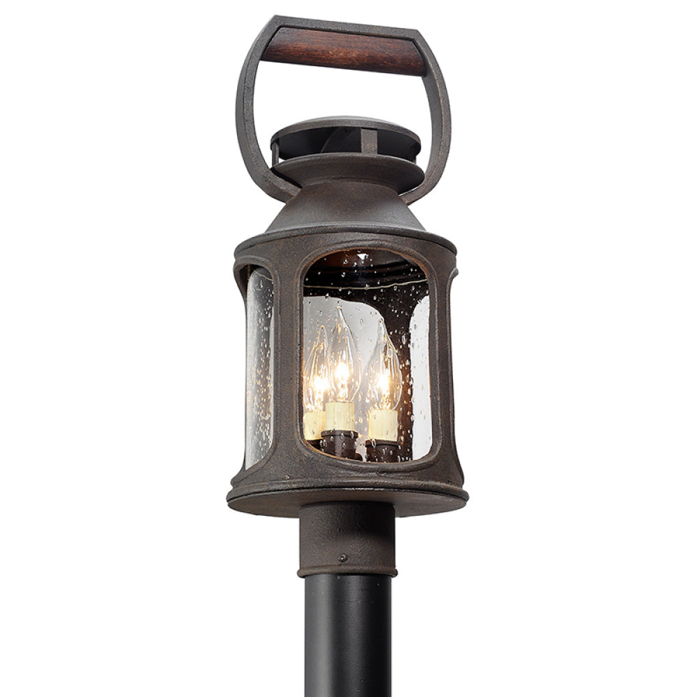 Troy Old Trail Post Mount Heritage Bronze