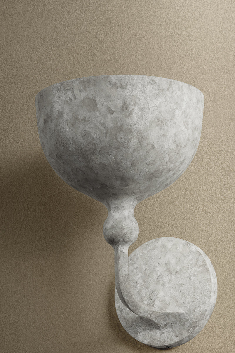 Troy Paget Wall Sconce Weathered Teak Wood Detail 1