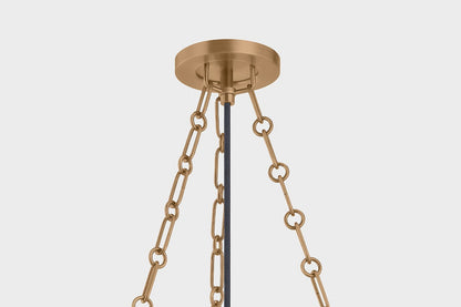 Troy Paradigm Pendant Patina Brass Detail 1