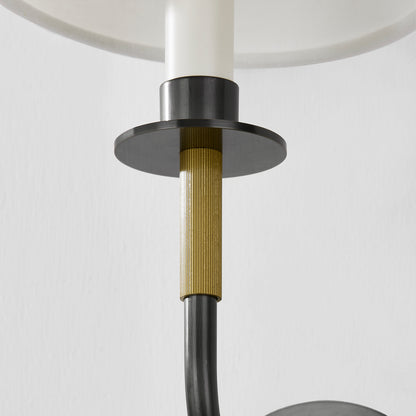 Hudson Valley Paramus Wall Sconce Aged Old Bronze detail view 4