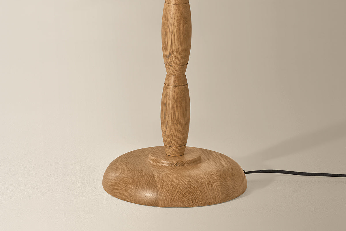 Troy Parrish Floor Lamp Patina Brass Detail 2