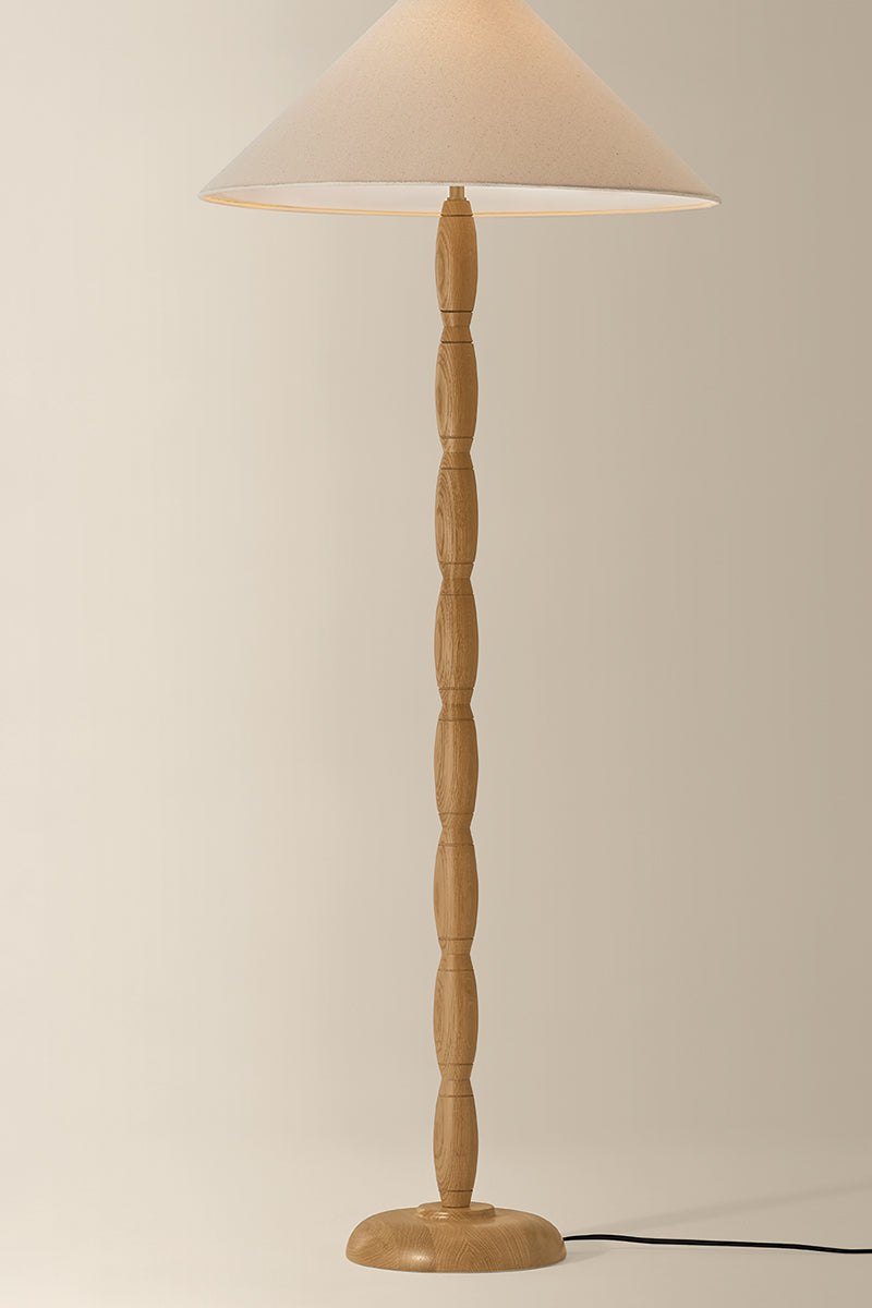 Troy Parrish Floor Lamp Patina Brass Detail 3