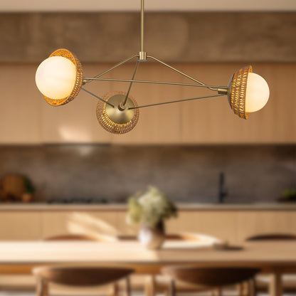 Perth 40" 3-Light Chandelier