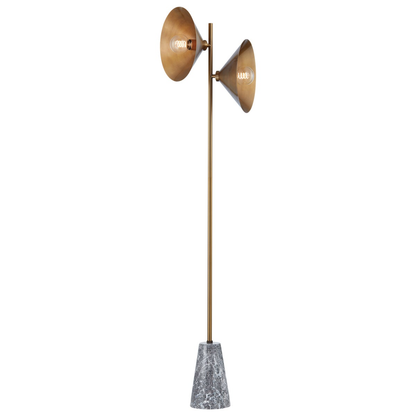 Troy Bash Floor Lamp Patina Brass