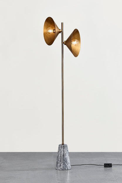 Troy Bash Floor Lamp Patina Brass Detail 3