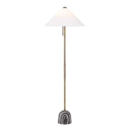 Troy Millbrae Floor Lamp Patina Brass
