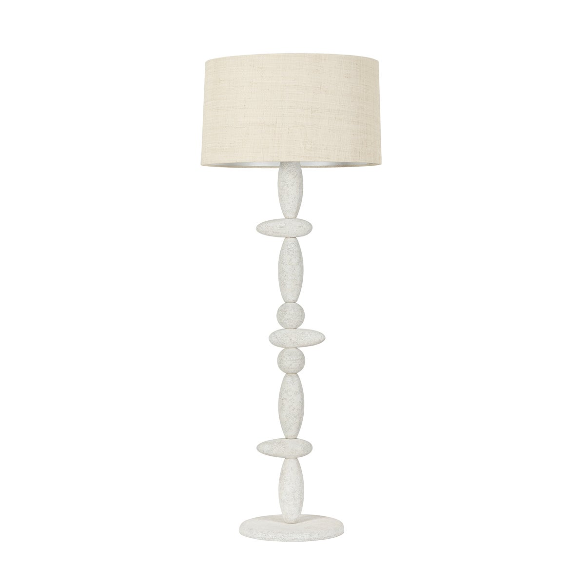 Troy Cullen Floor Lamp Vintage Gold Leaf / Ceramic Gypsum Clay