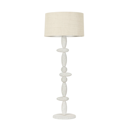 Troy Cullen Floor Lamp Vintage Gold Leaf / Ceramic Gypsum Clay