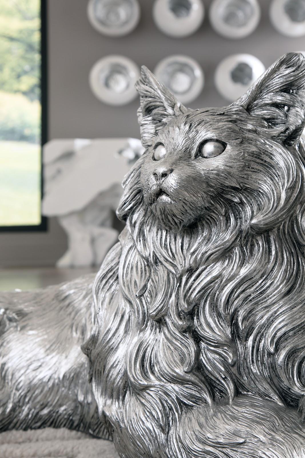 Laying Cat Sculpture