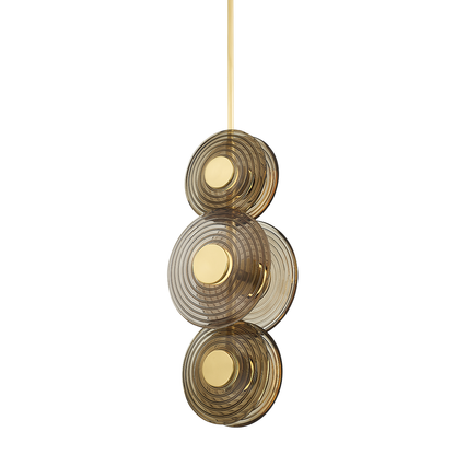 Hudson Valley Griston Pendant Aged Brass