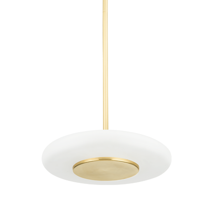 Hudson Valley Blyford 15.5" Pendant Aged Brass