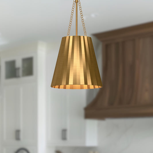 Plisse 12" Tall Pendant