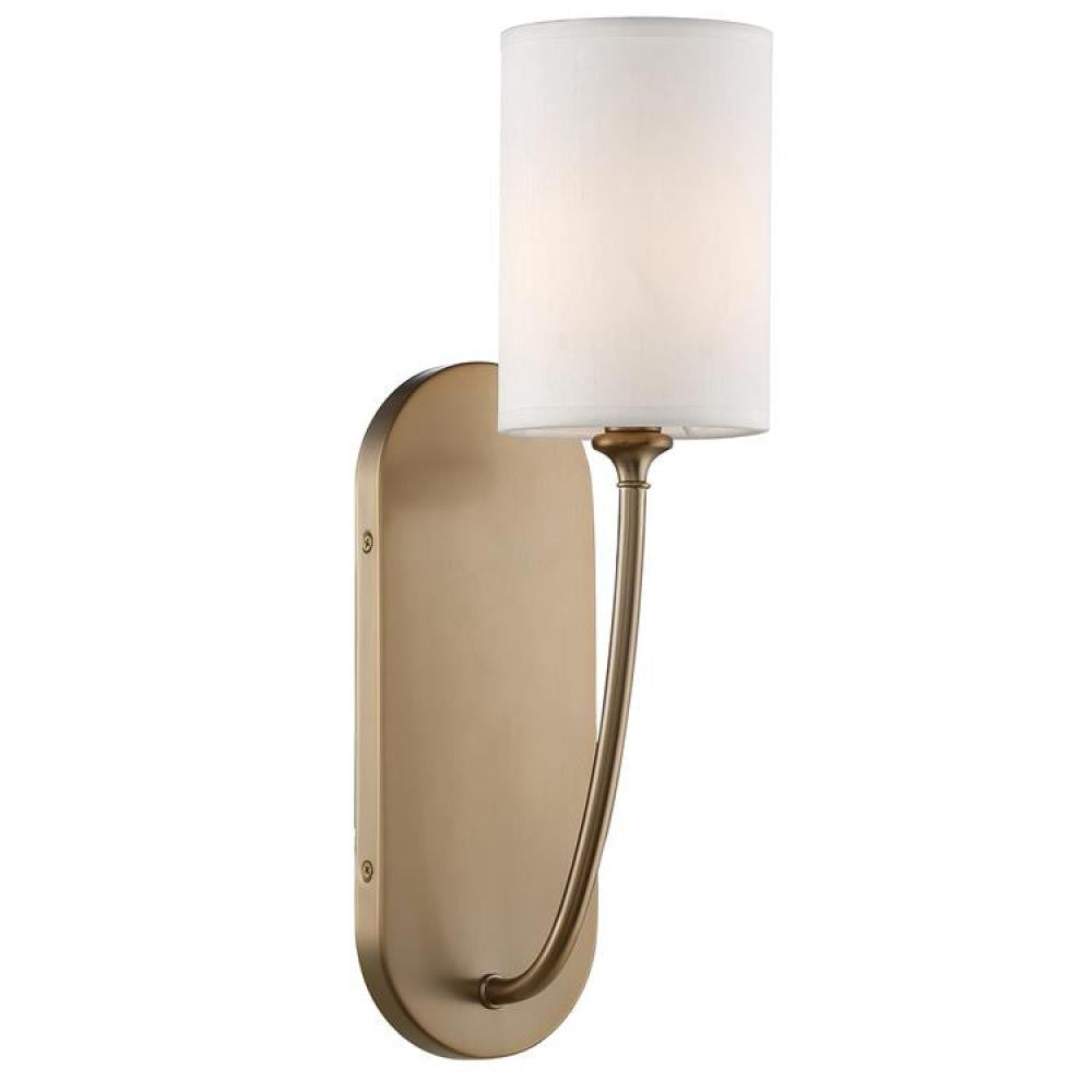 Crystorama Preston Wall Sconce Vibrant Gold