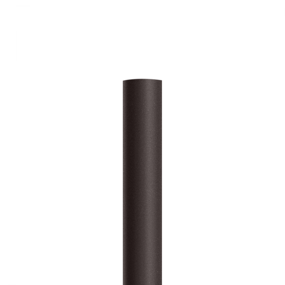 Troy Smooth Aluminum Pole Textured Bronze
