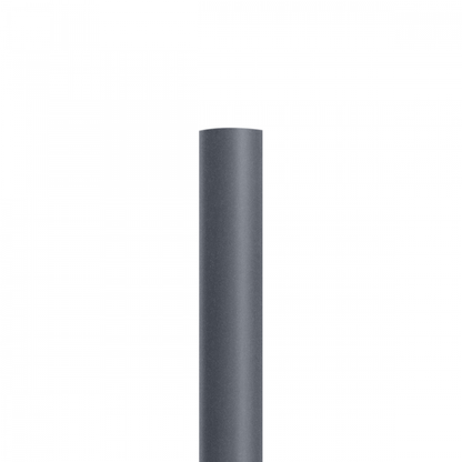 Troy Smooth Aluminum Pole Weathered Zinc