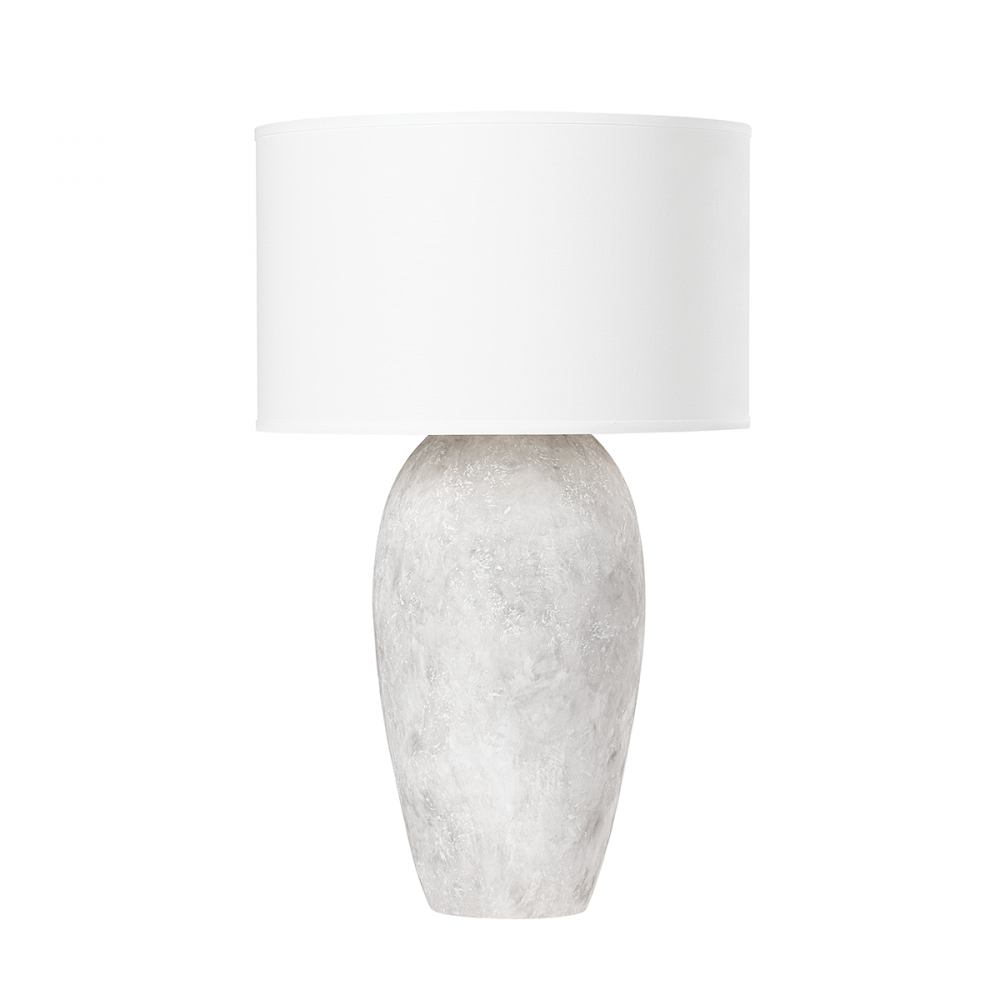 Troy Zeke Table Lamp Ceramic Weathered Grey