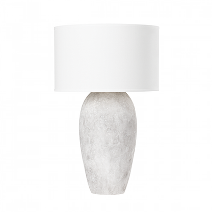 Troy Zeke Table Lamp Ceramic Weathered Grey