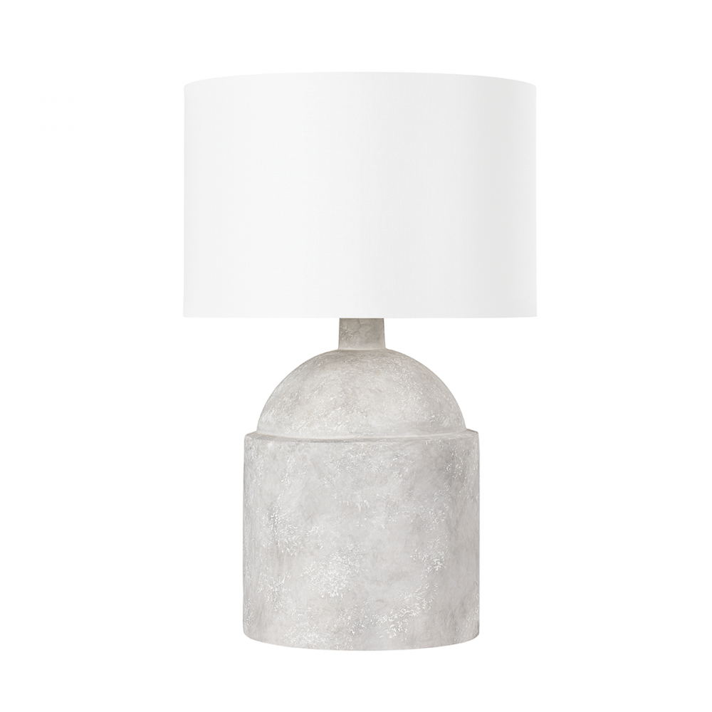 Troy Torrance Table Lamp Ceramic Weathered Grey
