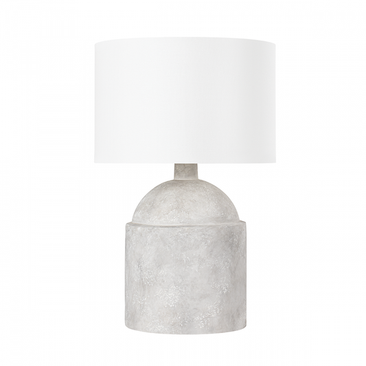 Troy Torrance Table Lamp Ceramic Weathered Grey
