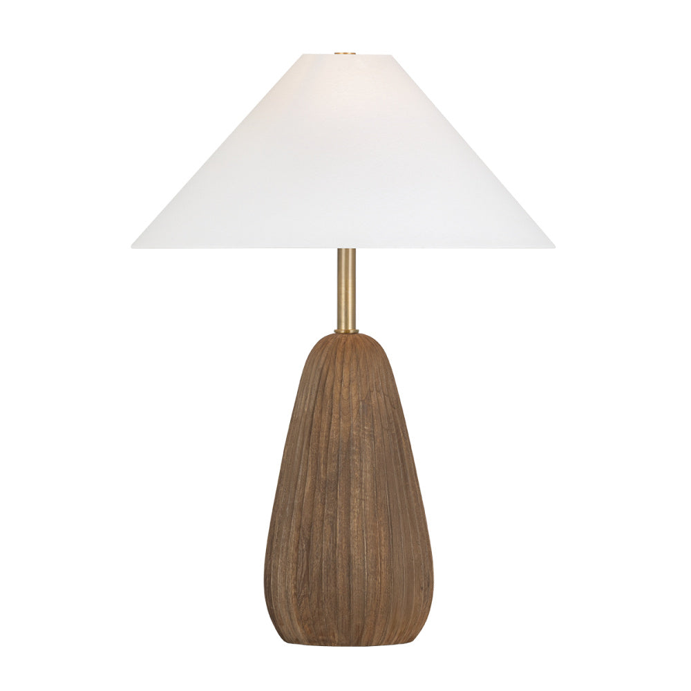 Troy Heartwood Table Lamp Patina Brass