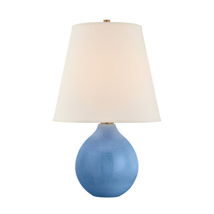 Troy Jarvis Table Lamp Patina Brass / Ceramic Dappled Lapis